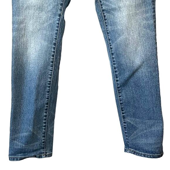 Aero Women's Stone Wash Skinny Stretch Distressed Straight Leg Jeans Sz 30/32 - Picture 3 of 7